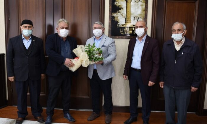 BAŞKAN AŞGIN’A TEŞEKKÜR ZİYARETİ
