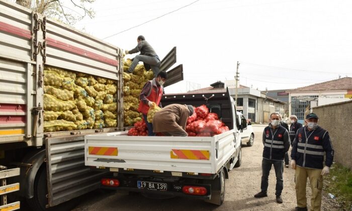PATATES VE SOĞAN DAĞITIMINA DESTEK