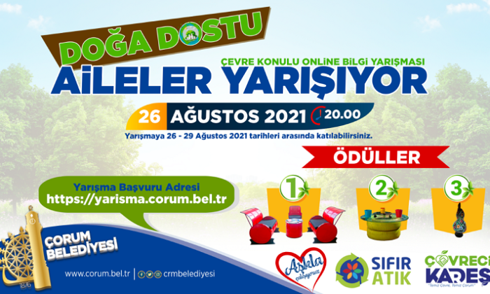 BELEDİYE’DEN ONLİNE BİLGİ YARIŞMASI