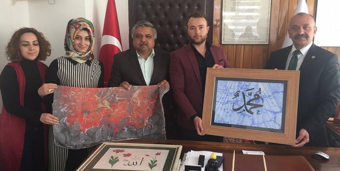 BAŞKAN İSBİR’E TEŞEKKÜR ETTİLER