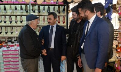 KÜLCÜ ARASTA ESNAFINI ZİYARET ETTİ