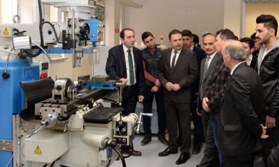 REKTÖR’DEN MAKİNE BÖLÜMÜNE ZİYARET