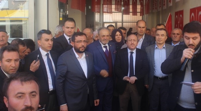 İSKİLİP’TE SEÇİM BÜROSU AÇILDI