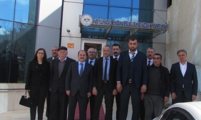 MHP’DEN ALACA’YA ZİYARET