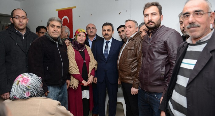 KÜLCÜ EV ZİYARETLERİNE DEVAM EDİYOR
