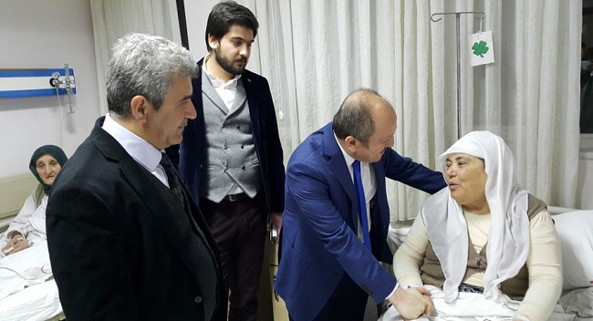 KARADAĞ’DAN HASTANE ZİYARETİ