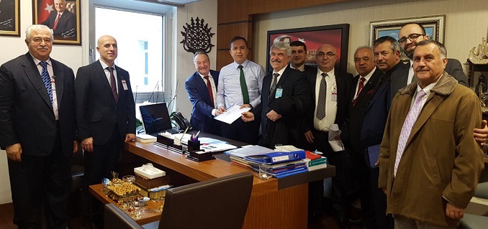 ELEKTRİKÇİLER CEYLAN’DAN DESTEK İSTEDİ
