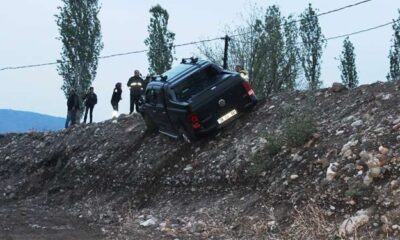 ÇORUM’DAKİ SÜRÜCÜNÜN ZOR ANLARI