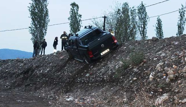 ÇORUM’DAKİ SÜRÜCÜNÜN ZOR ANLARI