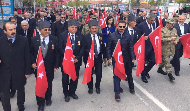 ÇORUM’DA 57. ALAY’A VEFA YÜRÜYÜŞÜ