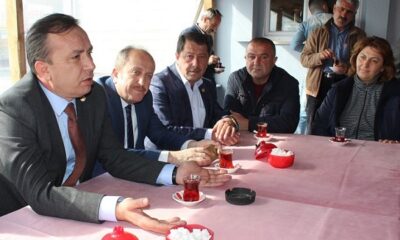 CEYLAN ŞOFÖR VE NAKLİYECİLERLE BULUŞTU