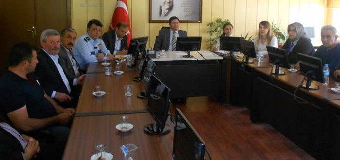 KAYMAKAM MUHTARLARI DİNLEDİ