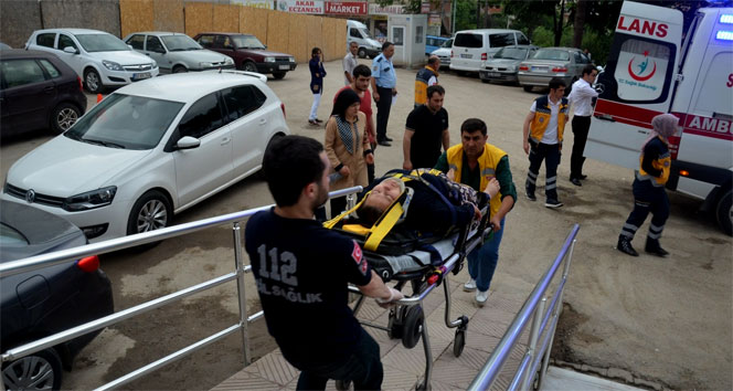 PENCEREDEN DÜŞEN KADIN YARALANDI