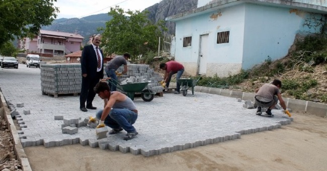ŞEN, YOL ÇALIŞMALARINI İNCELEDİ