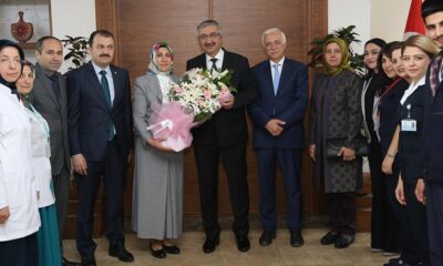 HEMŞİRELERDEN VALİ KILIÇ’A ZİYARET