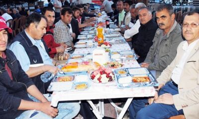 PAZARCI ESNAFI İFTARDA BİR ARAYA GELDİ