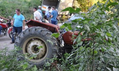 TRAKTÖR DUVARA ÇARPTI 1 ÖLÜ