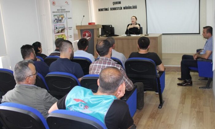 ÇORUM’DA DENETİMLİ SERBESTLİK ÇALIŞMALARI