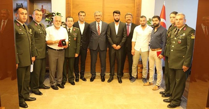 ÇORUMLU GAZİLERE MADALYA VERİLDİ