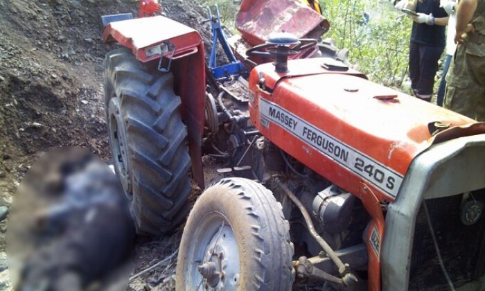 TRAKTÖRÜN ALTINDA CAN VERDİ