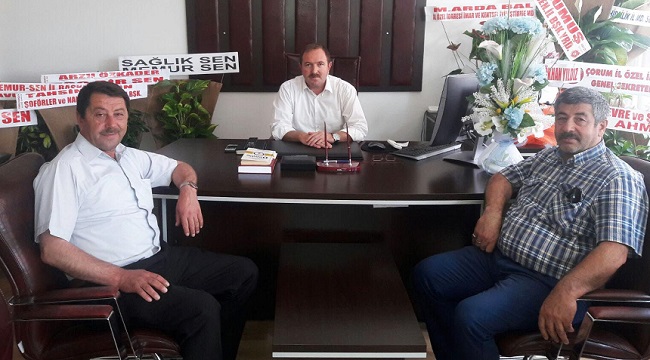 ŞOFÖRLER ODASI’NDAN BAYRAK’A ZİYARET