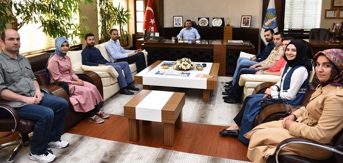 ÖLÇER’DEN BAŞKAN KÜLCÜ’YE ZİYARET
