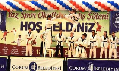 YAZ SPOR OKULLARI AÇILDI