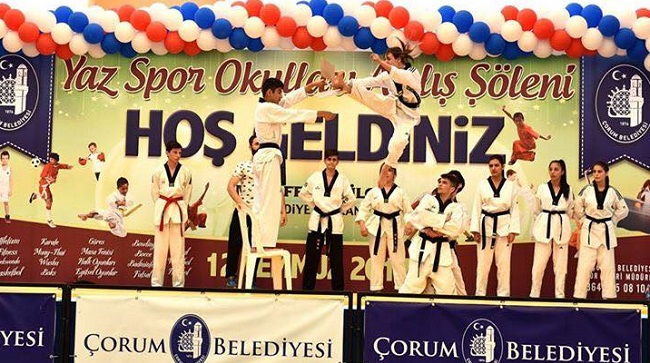 YAZ SPOR OKULLARI AÇILDI