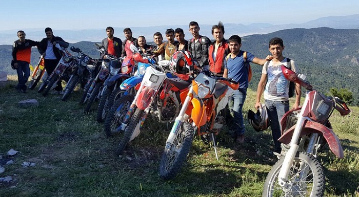 MOTOKROSCULAR KARTAL DAĞINA TIRMANDI