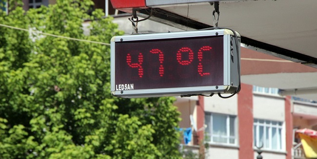 ÇORUM BUGÜN SICAKLIKTA REKOR KIRDI