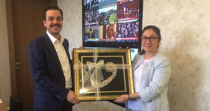 TRT GENEL MÜDÜRÜNÜ ZİYARET ETTİ