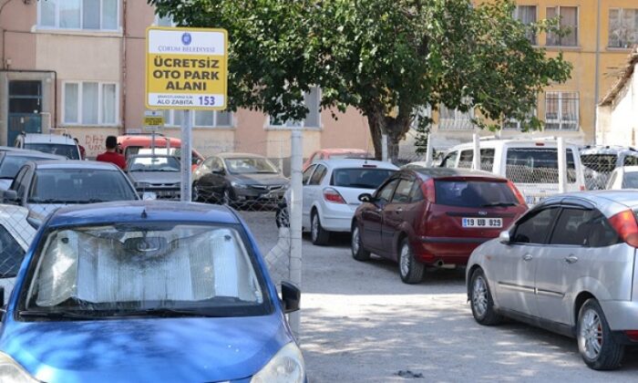 BELEDİYE’DEN ÜCRETSİZ OTOPARK