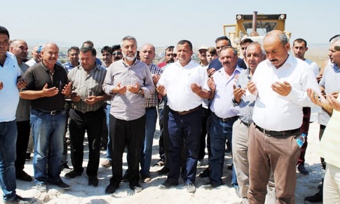 YENİYOL ÇALIŞMASI DUALARLA BAŞLATILDI