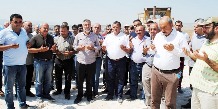 YENİYOL ÇALIŞMASI DUALARLA BAŞLATILDI