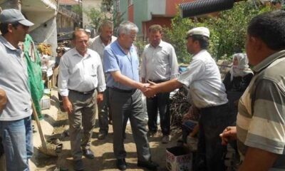 EVİ YANAN AİLEYE DESTEK VERİLECEK