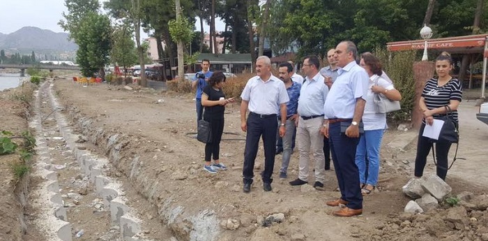 DSİ YAPILAN YATIRIMLARI YERİNDE İNCELEDİ