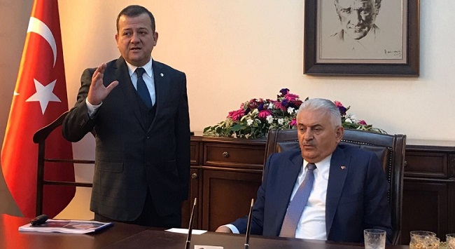 ÇORUM’UN SORUNLARINI BAŞBAKAN’A İLETTİ