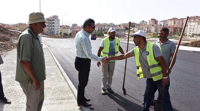 BAŞKAN KÜLCÜ İŞÇİLERE TEŞEKKÜR ETTİ
