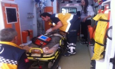 ELEKTRİK AKIMINA KAPILARAK YARALANDI