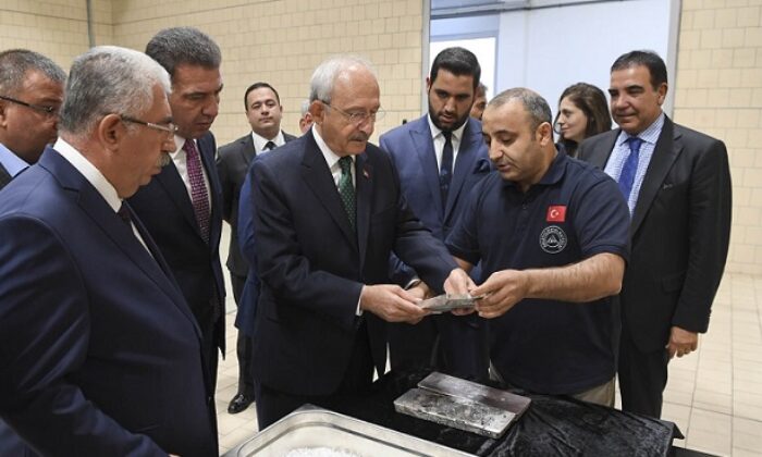 KILIÇDAROĞLU ALTIN RAFİNERİSİNİ GEZDİ