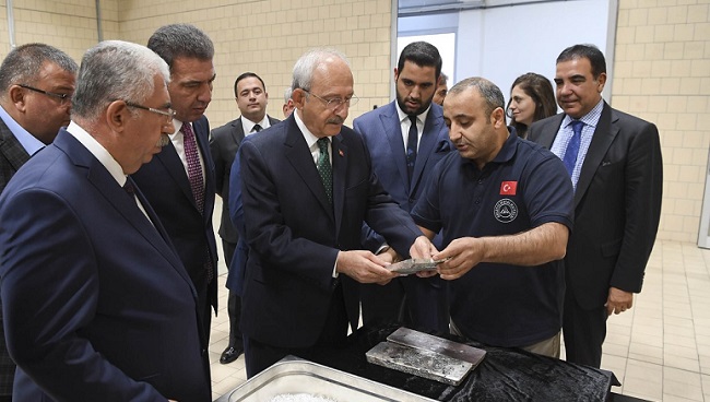 KILIÇDAROĞLU ALTIN RAFİNERİSİNİ GEZDİ