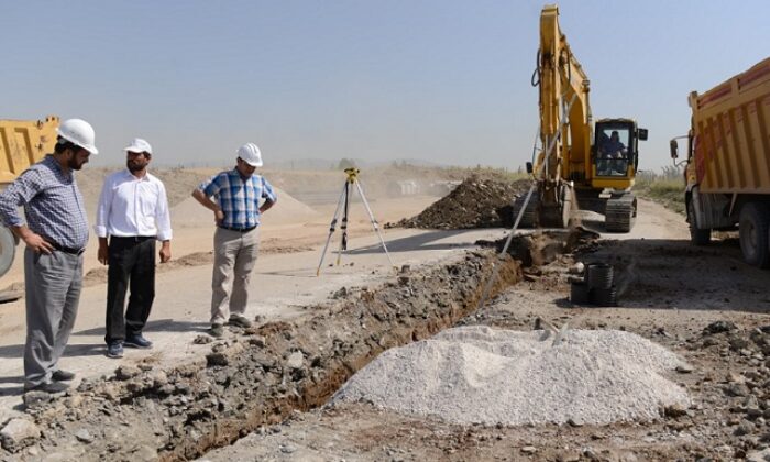 KANALİZASYON ÇALIŞMALARI DEVAM EDİYOR