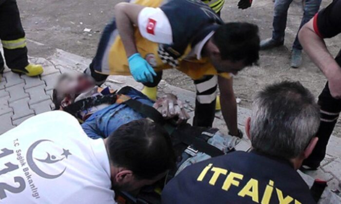 İNŞAATTAN DÜŞEN İŞÇİ AĞIR YARALANDI