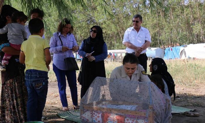 MEVSİMLİK TARIM İŞÇİLERİNE ZİYARET