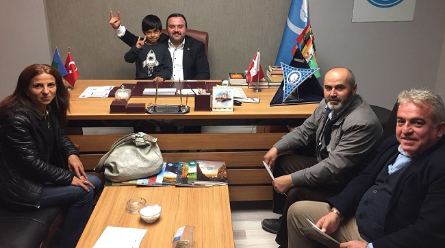 ŞEHİT AİLELERİNDEN ÜLKÜ OCAKLARINA ZİYARET