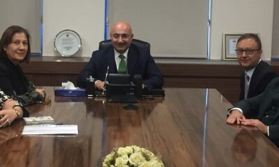 HALKBANK GENEL MÜDÜRÜNÜ ZİYARET ETTİLER