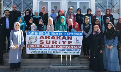 ORTAOKUL ÖĞRENCİLERİNDEN ARAKAN’A YARDIM