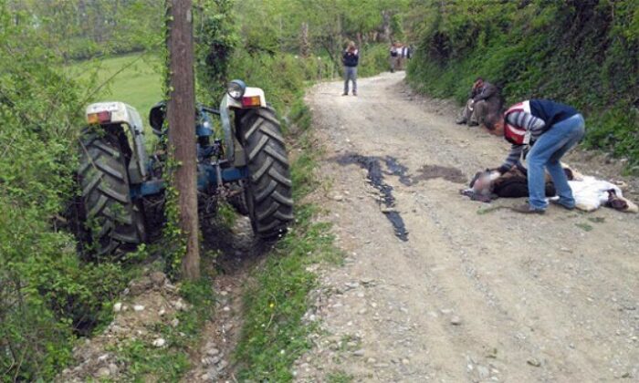 TRAKTÖR KAZASINDA CAN VERDİ
