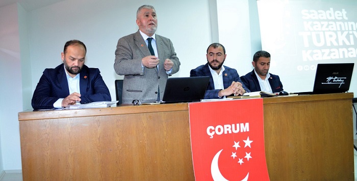 SAADET PARTİSİ İL DİVANI TOPLANDI