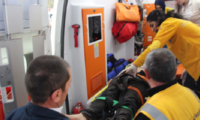 İNŞAAT SAHASINDA ELEKTRİK ÇARPTI